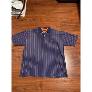 Vintage Tommy Hilfiger Polo Multicolor Striped Shirt Size XL